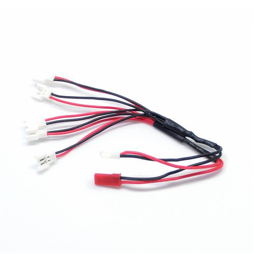 1 to 5 Parallel Charging Cable For 3.7V Battery (1S LiPo Walkera, Hubsan X4) [68437]